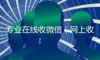 专业在线收微信（网上收微信）
